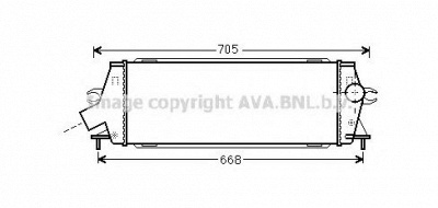 AVA QUALITY COOLING rt4456 -  Интеркулер